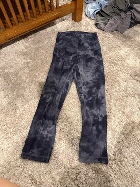 lululemon athletica Black Tie-Dye Leggings